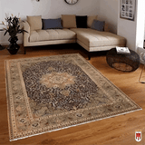 13430 - Tabriz Persian Hand-knotted Authentic/Traditional Carpet/Rug Silk-made /Size: 10'1" x 6'7"/ 307cm x 201cm