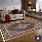 14617 - Tabriz Persian Hand-knotted Authentic/Traditional Carpet/Rug Silk-made Signed-piece/Size/: 10'4" x 6'7"/ 315cm x 201cm