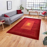 15080 - Lori Persian Hand-knotted Authentic/Nomadic/Tribal Gabbeh / Size: 9'6" x 6'9"/ 290cm x 206cm