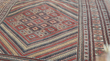 15387-Kelim Hand-Knotted/Handmade Persian Rug/Carpet Tribal/Nomadic Authentic/ Size: 6'5" x 5'4"