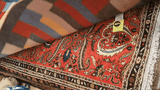 15427-Lori Gabbeh Hand-Knotted/Handmade Persian Rug/Carpet Tribal/Nomadic Authentic/ Size:  6'10" x 3'0"/ 300cm x 92cm