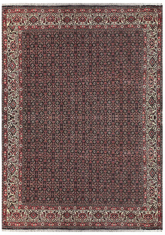 15604-Bidjar Hand-Knotted/Handmade Persian Rug/Carpet Traditional/Authentic/ Size: 9'11"x 6'7"/ 302cm x 201cm