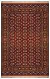 16600-Royal Khal Mohammad Hand-Knotted/Handmade Afghan Rug/Carpet Tribal/Nomadic Authentic/ Size: 9'0" x 6'6"/ 274cm x 198cm