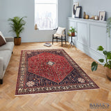 16767 - Abadeh Hand-Knotted/Handmade Persian  Rug/Carpet Traditional/Authentic/ Size: 9'10" x 6'6"/ 300cm x 198cm