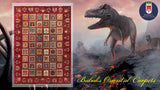 19275-Chobi Ziegler Hand-Knotted/Handmade Afghan Rug/Carpet Tribal/Nomadic Authentic 9'6" x 6'10"/ 290cm x 208cm