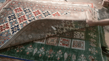 19365-Royal Shirvan Handmade/Hand-knotted Afghan Rug/Carpet Tribal/Nomadic Authentic/ Size: 6'5" x 5'0"/ 195cm x 152cm