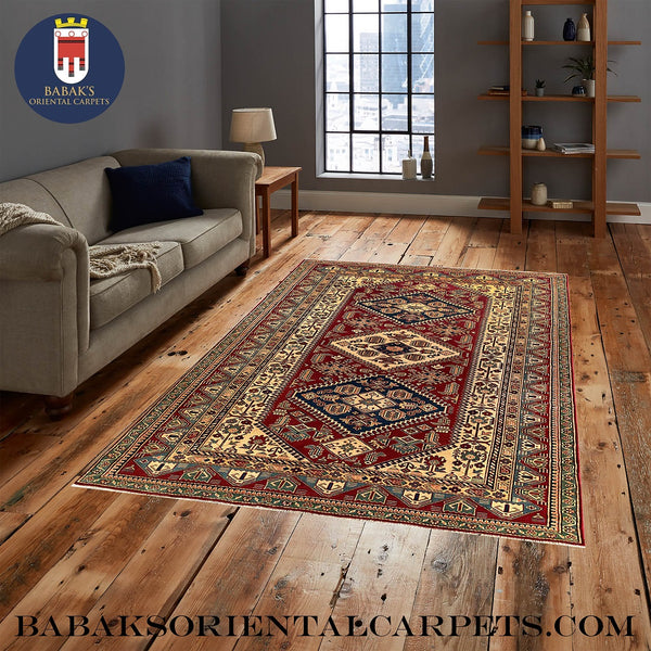 19408Royal Shirvan Handmade/Handknotted Afghan Rug/Carpet Tribal/Nom