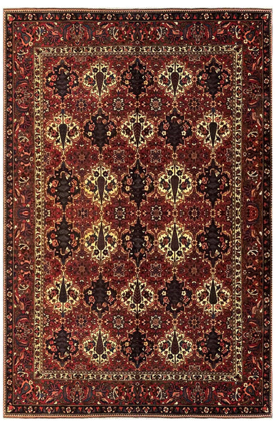 20354 - Bakhtiar Hand-Knotted/Handmade Persian Rug/Carpet Traditional Authentic/ Size :10'1" x 6'8"/ 307cm x 203cm