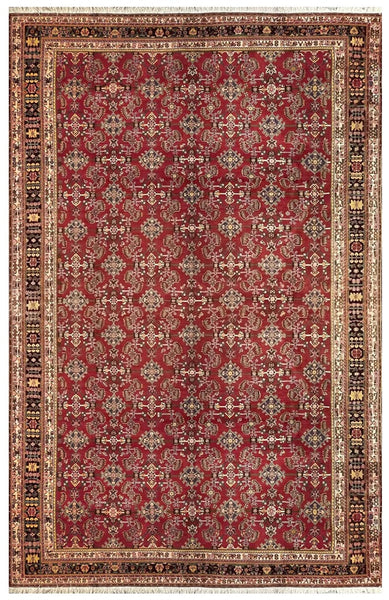 20862-Ghashgai Hand-Knotted/Handmade Persian Rug/Carpet Tribal/ Nomadic/Authentic/Size: 10'3" x 6'9"/ 313cm x 206cm