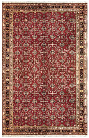 20862-Ghashgai Hand-Knotted/Handmade Persian Rug/Carpet Tribal/ Nomadic/Authentic/Size: 10'3" x 6'9"/ 313cm x 206cm