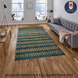 21731-Chobi Ziegler Hand-knotted/Handmade Afghan Rug/Carpet Traditional Authentic/Size: 7'0" x 5'0"/ 213cm x 152cm