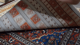 21750-Chobi Ziegler Hand-Knotted/Handmade Afghan Rug/Carpet Modern Authentic/Size: 6'7" x 5'2"/ 206cm x 155cm