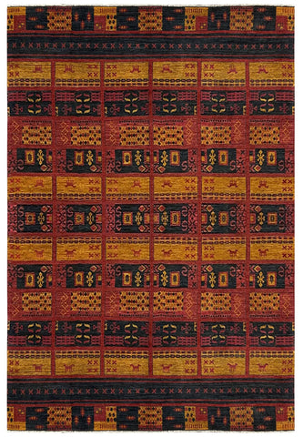 21762-Chobi Ziegler Hand-Knotted/Handmade Afghan Rug/Carpet Modern Authentic/Size: 11'5" x 8'9"/ 348cm x 267cm