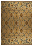 21763 - Chobi Ziegler Hand-Knotted/Handmade Afghan Rug/Carpet Modern Authentic/Size: 9'8" x 8'2"/ 295cm x 249cm