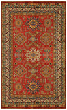 22461 -  Royal Kazak Hand-Knotted/Handmade Afghan Tribal/Nomadic Authentic/Size: 6'10" x 5'1"/ 208cm x 155cm