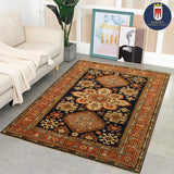 22462 - Royal Kazak Hand-Knotted/Handmade Afghan Tribal/Nomadic Authentic/Size: 6'9" x 4'9"/ 206cm x 145cm