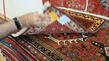 23851-Ghashgai Hand-Knotted/Handmade Persian Rug/Carpet /Tribal/ Nomadic/Authentic/ Size: 2'0" x 2'1"