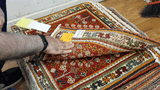 23880-Ghashgai Hand-Knotted/Handmade Persian Rug/Carpet /Tribal/ Nomadic/Authentic/ Size: 2'0" x 2'0"