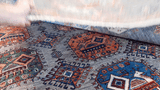 23902 - Royal Chobi Ziegler Afghan Hand-Knotted Contemporary/Traditional /Size: 9'11" x 6'8"
