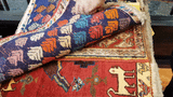 24403-Ghashgai Hand-Knotted/Handmade Persian Rug/Carpet Tribal/ Nomadic Authentic/Size 1'8" x 2'0"