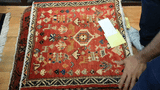 24447-Ghashgai Hand-Knotted/Handmade Persian Rug/Carpet Tribal / Nomadic Authentic/Size: 1'11" x 2'0"