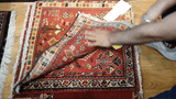 24460-Ghashgai Hand-Knotted/Handmade Persian Rug/Carpet Tribal/ Nomadic Authentic/Size: 2'2" x 2'3"