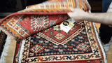 24500-Ghashgai Hand-Knotted/Handmade Persian Rug/Carpet Tribal/ Nomadic Authentic/Size: 1'10" x 1'11"