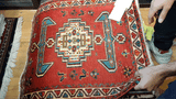 24512-Ghashgai Hand-Knotted/Handmade Persian Rug/Carpet Tribal/ Nomadic Authentic/Size: 2'3" x 2'0"