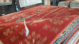24911-Chobi Ziegler Hand-knotted/Handmade Afghan Rug/Carpet Traditional Authentic / Size: 9'9" x 6'9"/297cm x 206cm