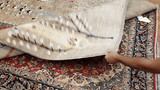 24929-Chobi Ziegler Hand-knotted/Handmade Afghan Rug/Carpet Traditional Authentic / Size: 6'8" x 5'3"/203cm x 160cm