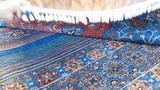 25012- Chobi Ziegler Afghan Hand-Knotted Contemporary/Carpet/Traditional/Size: 10'1" x 6'8"/307cm x 203cm