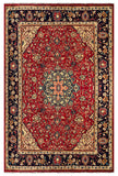 25576-Sarough Hand-Knotted/Handmade Persian Rug/Carpet Traditional/Authentic/ Size: 10'10" x 7'1"/330cm x 216cm