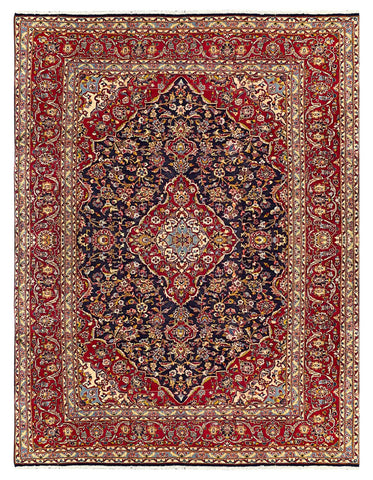 25725-Kashan Hand-Knotted/Handmade Persian Rug/Carpet Traditional/Authentic/Size: 10'9" x 8'3"/328cm x 251cm