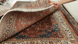 25732-Sarough Hand-Knotted/Handmade Persian Rug/Carpet Traditional/Authentic/ Size: 6'10" x 4'5"/208cm x 135cm
