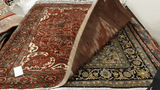25743-Heriz Hand-Knotted/Handmade Persian Rug/Carpet Traditional/Authentic/ Size/: 6'6" x 4'11"/198cm x 150cm