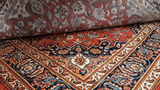 25785- Isfahan Persian Hand-Knotted Authentic/Traditional Carpet/wool pile/cotton base/Rug / Size: 10'9" x 7'0"/328cm x 213cm