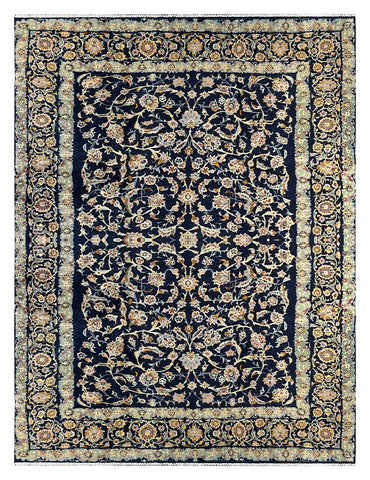 25788-Kashan Hand-Knotted/Handmade Persian Rug/Carpet Traditional/Authentic/Size: 13'3" x 9'11"/404cm x 302cm