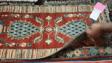 26162-Chobi Ziegler Hand-Knotted/Handmade Afghan Rug/Carpet Modern Authentic/Size: 3'4" x 1'6"/102cm x 46cm