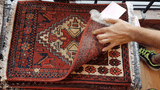 26215 - Khal Mohammad Afghan Hand-Knotted Authentic/Traditional/Rug/Size: 1'9" x 1'3"/53cm x 38cm