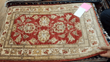 26249 - Hand-knotted Contemporary Chobi Ziegler /Modern Carpet/Rug / Size: 3'0" x 1'9"/91cm x 53cm