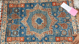 26292-Chobi Ziegler Hand-Knotted/Handmade Afghan Rug/Carpet Modern Authentic/Size: 2'8" x 1'9"/81cm x 53cm