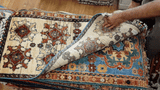 26474-Chobi Ziegler Hand-Knotted/Handmade Afghan Rug/Carpet Modern Authentic/Size: 3'2" x 1'5"/97cm x 43cm
