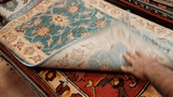 26515-Chobi Ziegler Hand-Knotted/Handmade Afghan Rug/Carpet Modern Authentic/Size: 3'0" x 2'0"/91cm x 61cm