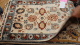 26527-Chobi Ziegler Hand-Knotted/Handmade Afghan Rug/Carpet Modern Authentic/Size: 2'8" x 1'9"/81cm x 53cm