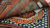 26538-Chobi Ziegler Hand-Knotted/Handmade Afghan Rug/Carpet Modern Authentic/Size: 2'0" x 1'3"/61cm x 38cm