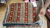 26550-Chobi Ziegler Hand-Knotted/Handmade Afghan Rug/Carpet Modern Authentic/Size: 2'0" x 1'3"/61cm x 38cm
