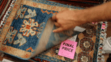 26557 -  Hand-knotted Contemporary Chobi Ziegler /Modern Carpet/Rug / Size: 2'0" x 1'3"/61cm x 38cm
