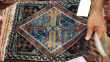 26570 -  Hand-knotted Contemporary Chobi Ziegler /Modern Carpet/Rug / Size: 2'0" x 1'3"/61cm x 38cm