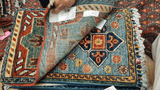 26677 -  Hand-knotted Contemporary Chobi Ziegler /Modern Carpet/Rug / Size: 2'0" x 1'3"/61cm x 38cm