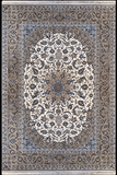 26737- Isfahan Persian Hand-Knotted Authentic/Traditional Carpet/Rug/Silk base/ Size: 10'8'' x 6'9''/325cm x 206cm